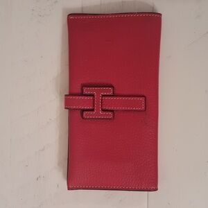 Hermes Red Wallet